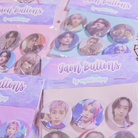crystallizekpop - Xdinary Heroes - Gaon Bias Button Pack