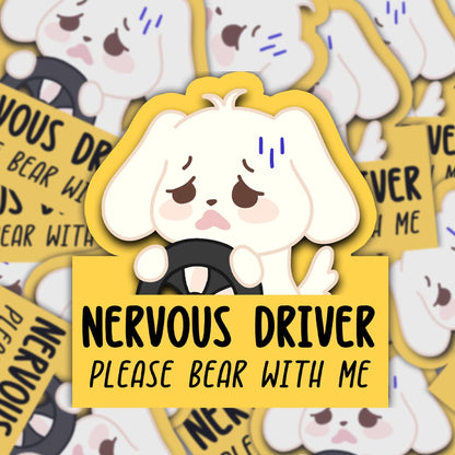 Aniteez Nervous Driver Decal