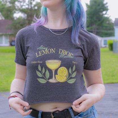 Lemon Drop Crop Tee