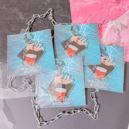 Drunk-Dazed Acrylic Keychain