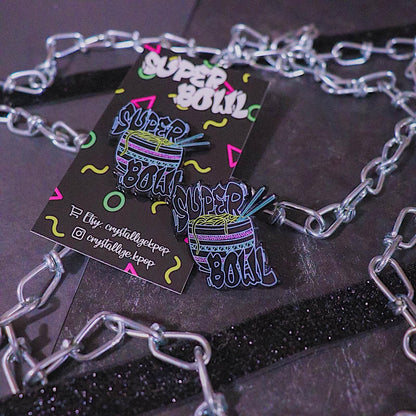 Super Bowl Enamel Pin