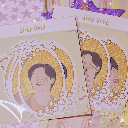 DISCOUNTED Stay Gold Sticker Set
