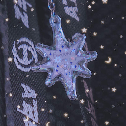 Forever Star Acrylic Keychain