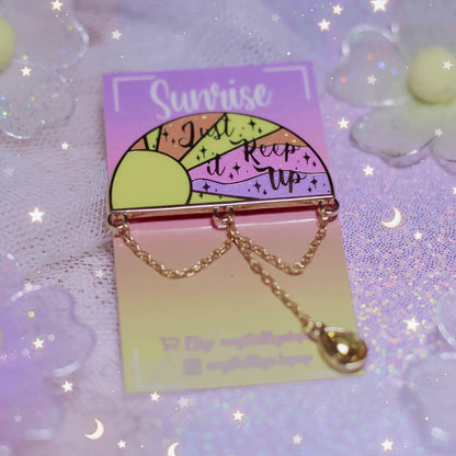 Sunrise Enamel Pin