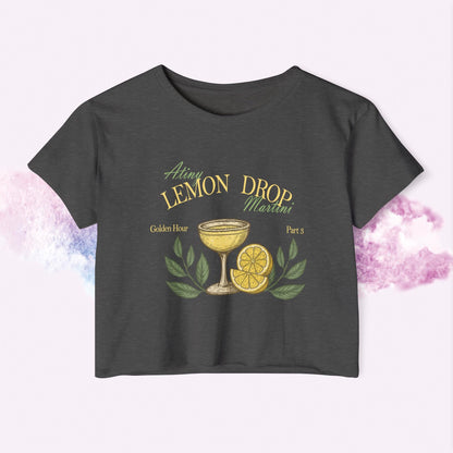 Lemon Drop Crop Tee