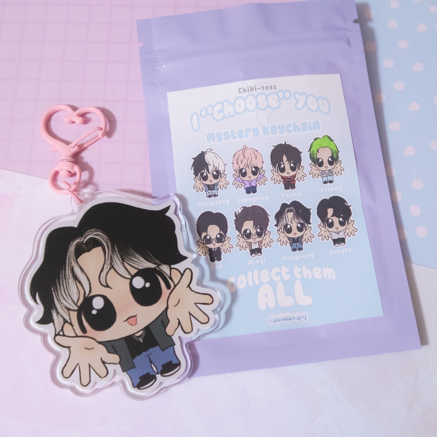 I "Choose" You Chibi-teez Mystery Keychain