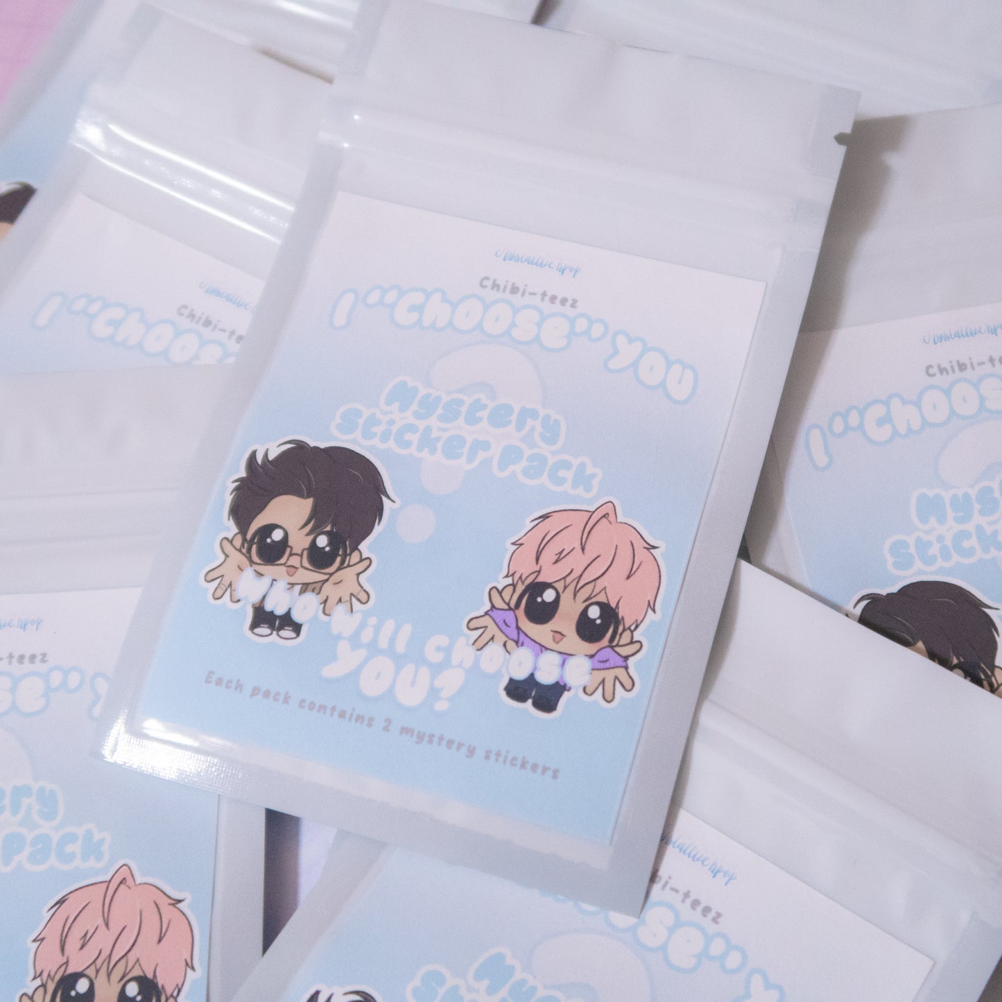 I "Choose" You Chibi-teez Mystery Sticker Pack