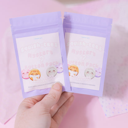 Squish-teez Mystery Button Pack