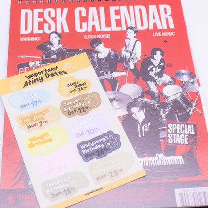 Important Atiny Dates Sticker Sheet