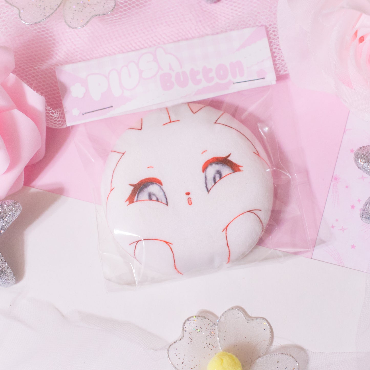 Squish-zoo Plush Button