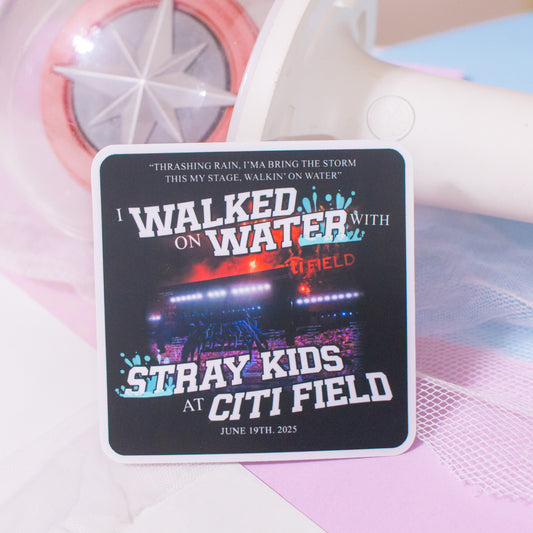 I Walked on Water with Stray Kids at Citi Field Sticker