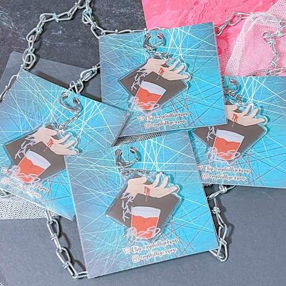 Drunk-Dazed Acrylic Keychain