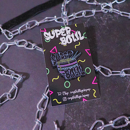 Super Bowl Enamel Pin