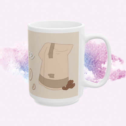 Coffee Ceramic Mug - 15 oz
