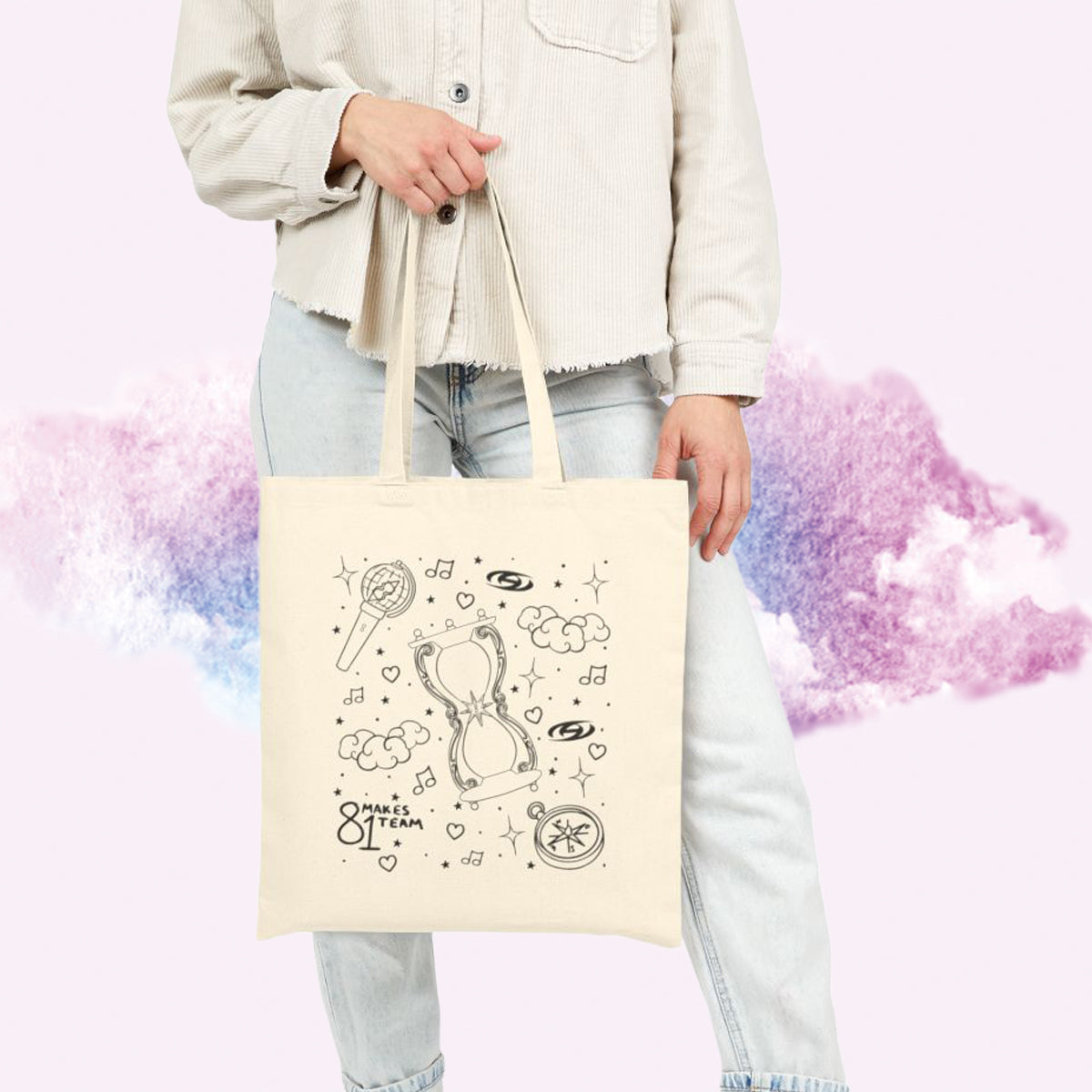 Ateez Pattern Tote Bag