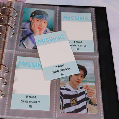 Missing Photocard Place Holder - DIGITAL DOWNLOAD | Blue