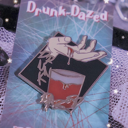 Drunk-Dazed Enamel Pin
