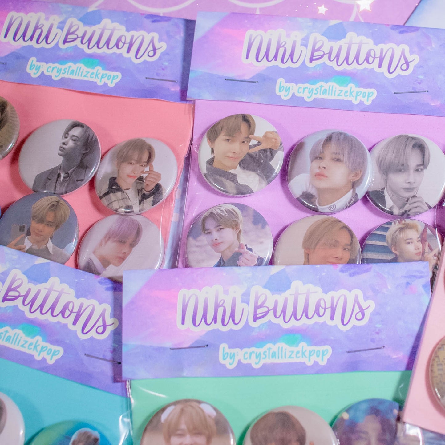 Enhypen Bias Button Packs