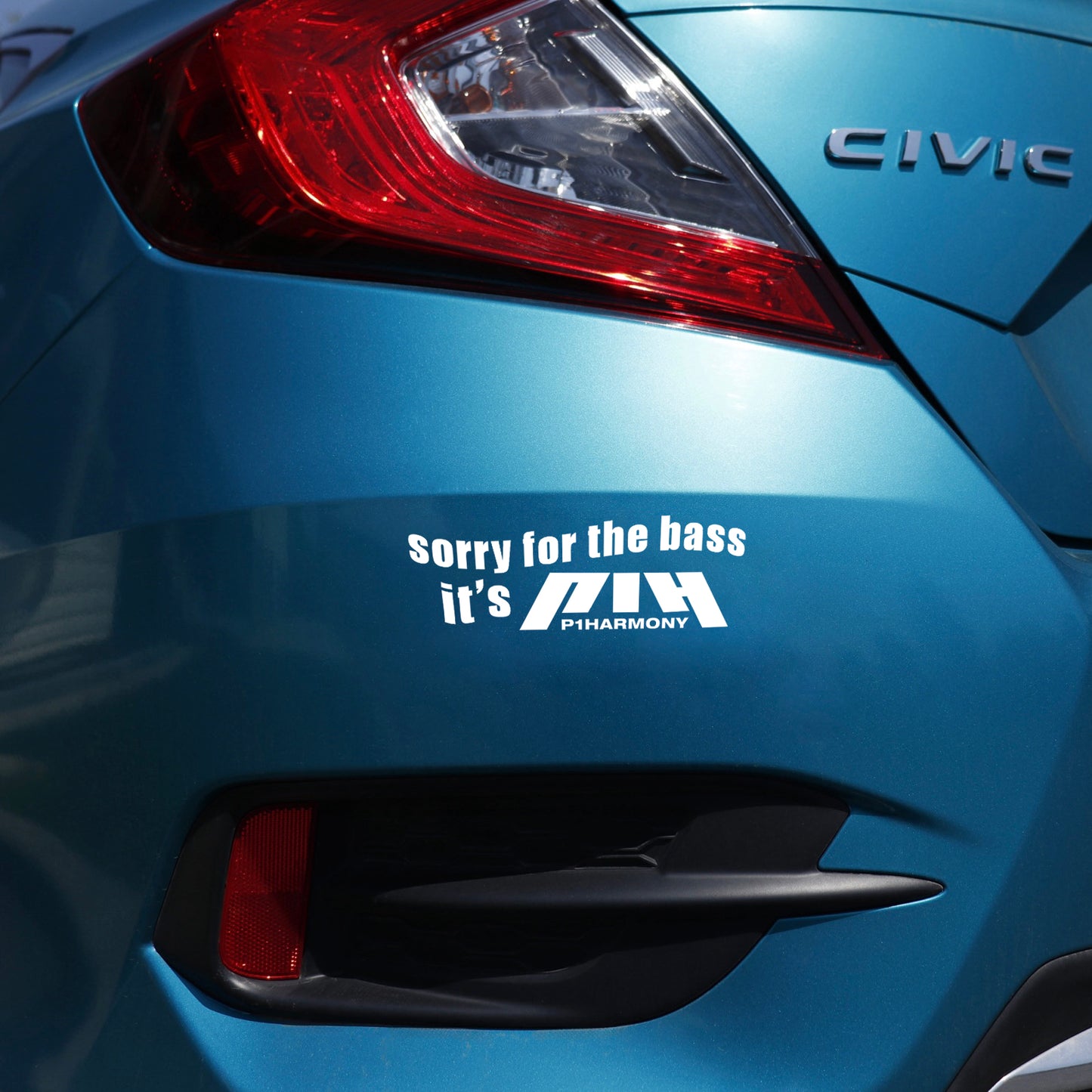Sorry for the bass it's... Window Decal