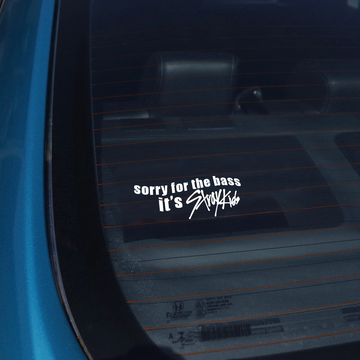 Sorry for the bass it's... Window Decal